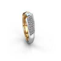 Image of Ring Hojalien 3<br/>585 gold<br/>Aquamarine 4 mm
