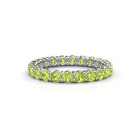 Bild von Vorsteckring heddy rnd 2.7<br/>585 Weißgold<br/>Peridot 2.7 mm