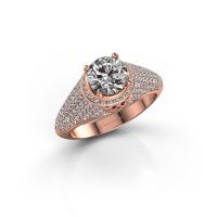 Afbeelding van Ring Sharee 585 rosé goud diamant 1.831 crt