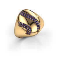 Image de Bague Vilma<br/>585 or jaune<br/>Saphir 1.2 mm