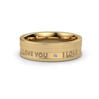 Image of Wedding ring WH2076L16CM<br/>585 gold ±6x2.2 mm<br/>Zirconia 1.2 mm