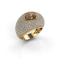 Afbeelding van Ring Armida<br/>585 goud<br/>Bruine diamant 4.828 crt