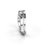 Afbeelding van Ring Amelie<br/>585 witgoud<br/>Diamant 0.053 Crt