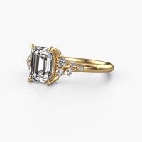 Afbeelding van Verlovingsring royce eme<br/>585 goud<br/>lab-grown diamant 1.953 crt