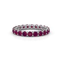 Bild von Vorsteckring heddy rnd 2.7<br/>950 Platin<br/>Rhodolit 2.7 mm