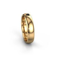 Image of Friendship ring WH0101L35BPHRT<br/>585 gold ±5x2 mm<br/>Black diamond