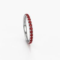 Image of Stackable Ring Jackie 2.0<br/>950 platinum<br/>Ruby 2 mm