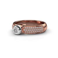 Afbeelding van Belofte ring Benthe 585 rosé goud diamant 0.41 crt