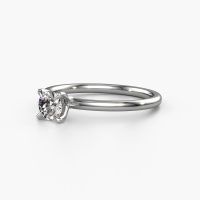 Image of Engagement Ring Crystal Rnd 1<br/>950 platinum<br/>Diamond 0.40 crt