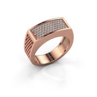 Afbeelding van Heren ring Erwin<br/>585 rosé goud<br/>Diamant 0.435 crt