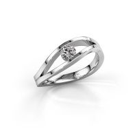 Image of Ring Sigrid 1<br/>950 platinum<br/>Zirconia 4 mm
