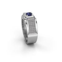 Image of Men's ring marcel<br/>585 white gold<br/>Sapphire 5 mm