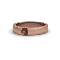 Image de Bague de fiançailles Theresia<br/>585 or rose<br/>Quartz fumé 3.4 mm