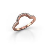 Afbeelding van Aanschuifring SRH0636C10H6<br/>585 rosé goud<br/>Diamant 0.288 crt