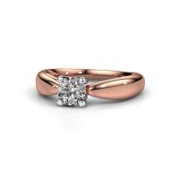Image de Bague de fiançailles Nichole<br/>585 or rose<br/>Diamant 0.50 crt