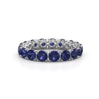 Bild von Vorsteckring vivienne 3.7<br/>585 Weißgold<br/>Saphir 3.7 mm