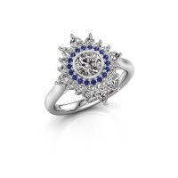 Image of Engagement ring Tianna 950 platinum zirconia 5 mm