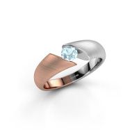 Image of Ring Hojalien 1<br/>585 rose gold<br/>Aquamarine 4.2 mm