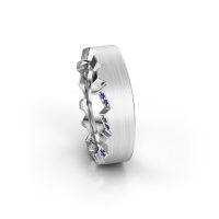Image of Wedding ring WH2058L17EM<br/>950 platinum ±7x2.6 mm<br/>Sapphire