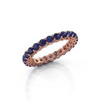 Image of Stackable ring Michelle full 2.7 585 rose gold sapphire 2.7 mm
