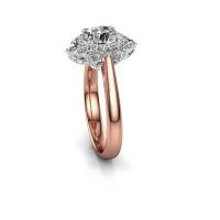 Image of Engagement ring Susan 585 rose gold diamond 1.52 crt