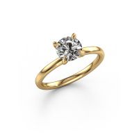 Image of Engagement Ring Crystal Rnd 1<br/>585 gold<br/>Diamond 1.00 crt