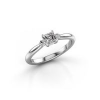 Image of Engagement ring lieselot assc<br/>585 white gold<br/>Diamond 0.45 crt