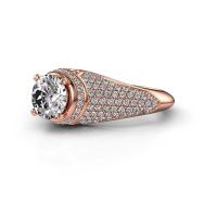 Afbeelding van Ring Sharee 585 rosé goud diamant 1.831 crt
