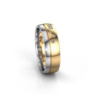 Image of Wedding ring WH0310L26AP<br/>585 gold ±6x1.7 mm<br/>Zirconia