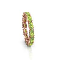 Bild von Ring vivienne ovl 5x3<br/>585 Roségold<br/>Peridot 5x3 mm