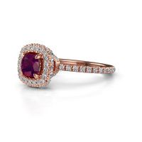 Image of Engagement ring Talitha CUS 585 rose gold rhodolite 5 mm