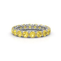 Bild von Ring heddy rnd 3.4<br/>950 Platin<br/>Gelb Saphir 3.4 mm