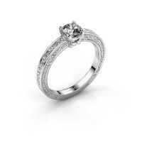 Afbeelding van Verlovingsring Claudette 1 585 witgoud diamant 0.50 crt