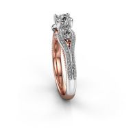 Afbeelding van Verlovingsring Nikita<br/>585 rosé goud<br/>diamant 0.620 crt