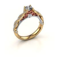 Afbeelding van Verlovingsring Chantelle 585 goud diamant 0.773 crt