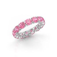 Bild von Ring vivienne 4.2<br/>585 Weißgold<br/>Pink Saphir 4.2 mm