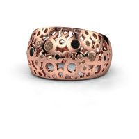 Image de Bague Jaylinn 2<br/>585 or rose<br/>Diamant brun 0.295 crt