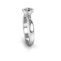 Image of Stacking ring Eloise Round 950 platinum diamond 0.50 crt