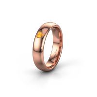 Image of Friendship ring WH0101L35BPHRT<br/>585 rose gold ±5x2 mm<br/>Citrin