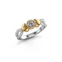 Image of Ring Lorrine 585 white gold diamond 0.30 crt