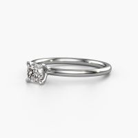 Image of Engagement Ring Crystal Cus 1<br/>585 white gold<br/>Diamond 0.50 crt