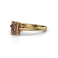 Image of Engagement ring shannon eme<br/>585 gold<br/>Brown diamond 1.15 crt