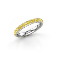Image of Stackable Ring Jackie 2.7<br/>950 platinum<br/>Yellow sapphire 2.7 mm