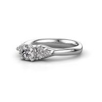 Afbeelding van Verlovingsring Monika RND<br/>950 platina<br/>Diamant 0.65 crt