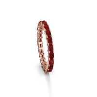 Bild von Vorsteckring vivienne eme 3x2<br/>585 Roségold<br/>rubin 3x2 mm