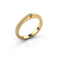 Image de Bague de fiançailles Theresia<br/>585 or jaune<br/>Diamant 0.03 crt