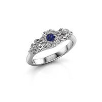 Image of Engagement ring Carisha 585 white gold sapphire 3 mm