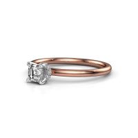 Afbeelding van Verlovingsring Crystal ASSC 3 585 rosé goud diamant 0.35 crt