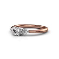 Afbeelding van Verlovingsring Chanou CUS 585 rosé goud diamant 0.920 crt