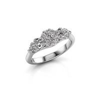 Image of Engagement ring Carisha 950 platinum diamond 0.53 crt